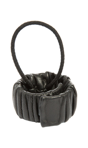 Snap Leather Pony Cuff