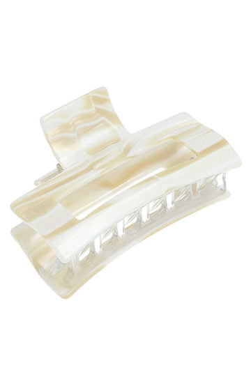 Midi Cutout Rectangle Claw Clip - Classic