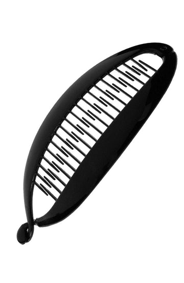 Large Banana Hair Clip with an interlocking clasp for a cascading hair style. Luxurious French hair accessory by France Luxe
