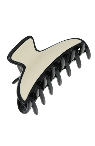 Maybell Claw Clip - Black & Ivory