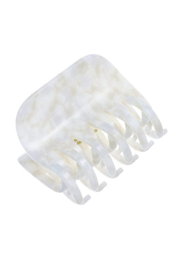 Large Double Tooth Claw Clip - Coconut Milk