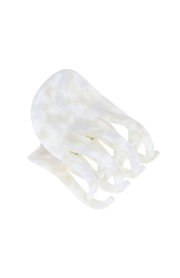 Double Tooth Claw Clip - Coconut Milk