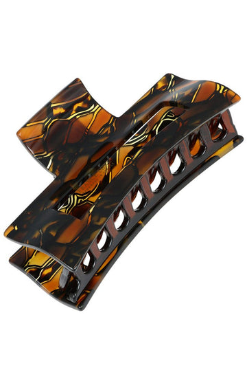 Large Rectangle Cutout Claw Clip - Crush
