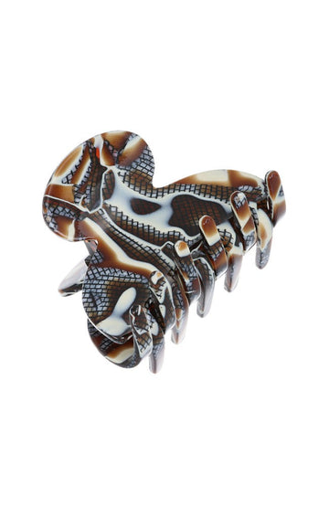Small Couture Claw Clip - Fudge