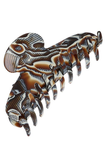 Jumbo Couture Claw Clip - Fudge