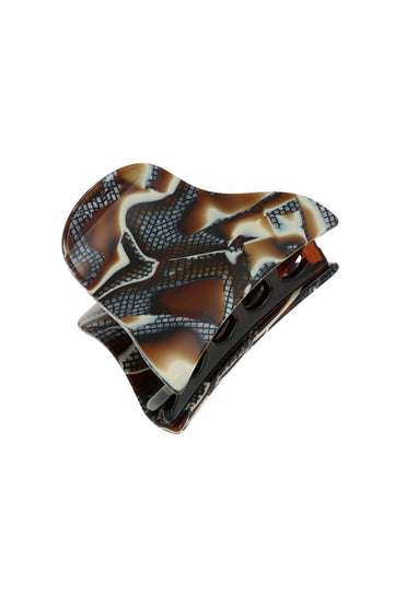 Medusa Claw Clip - Fudge