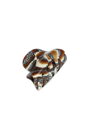 Mini Medusa Claw Clip - Fudge