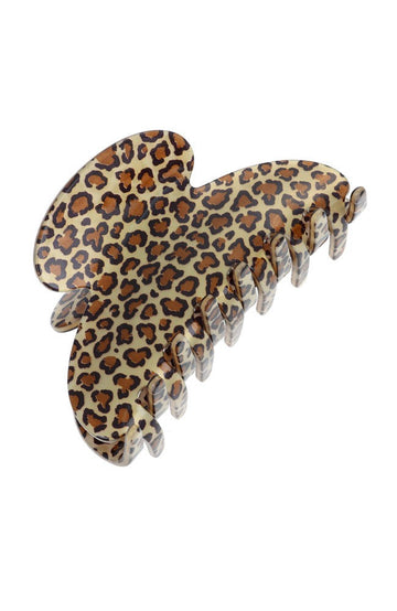 Couture Claw Clip - Golden Leopard