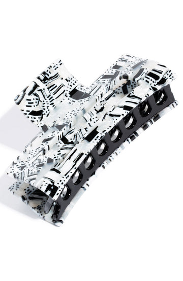 Large Cutout Rectangle Claw Clip - Hesperi