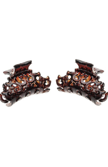 Belle Mini Victorian Claw Clip Pair