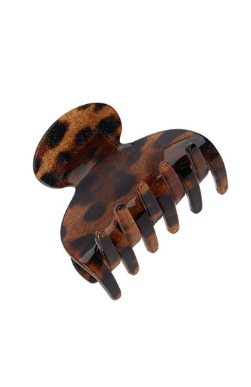 Small Couture Claw Clip - Luxe Leopard