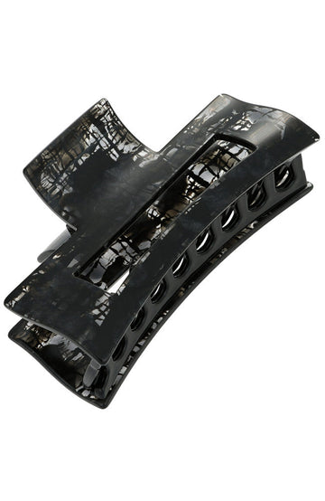 Large Cutout Rectangle Claw Clip - Misty
