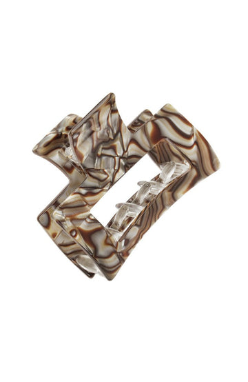 Cutout Rectangle Claw Clip - Classic