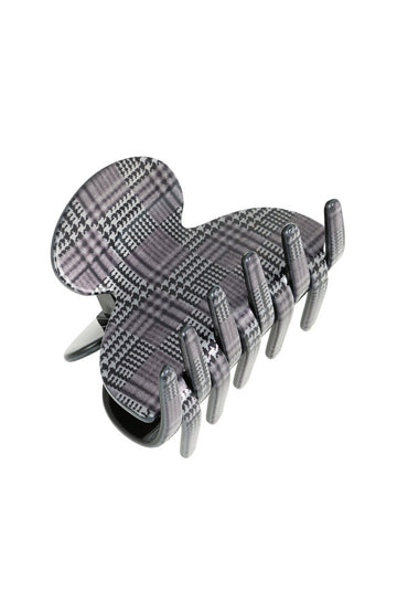 Small Couture Claw Clip - Plaid Black