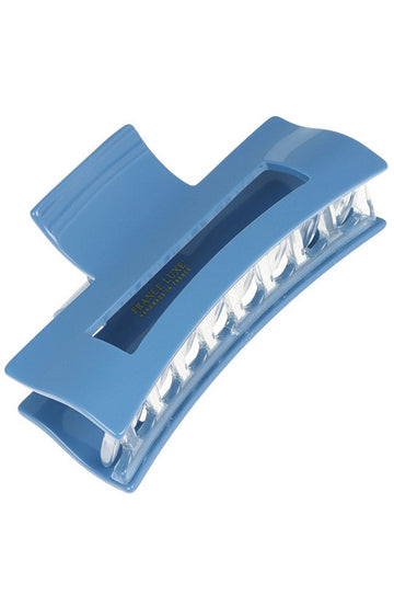 Large Rectangle Cutout Claw Clip - Solid