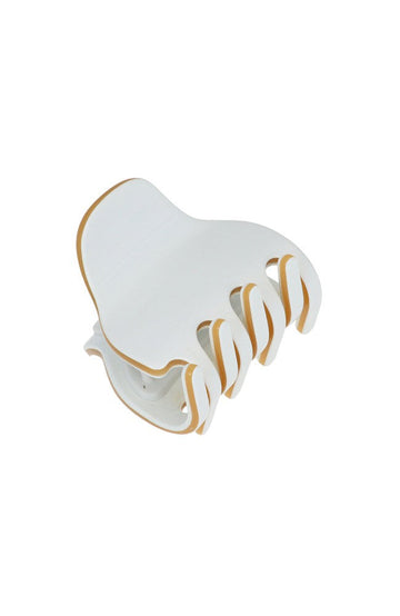 Small Jupiter Claw Clip - Latte