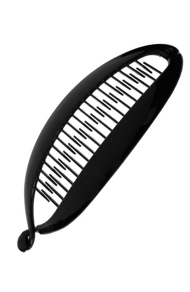 Large Banana Hair Clip with an interlocking clasp for a cascading hair style. Luxurious French hair accessory by France Luxe