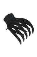 Flat Claw, Black hair clip handmade by France Luxe