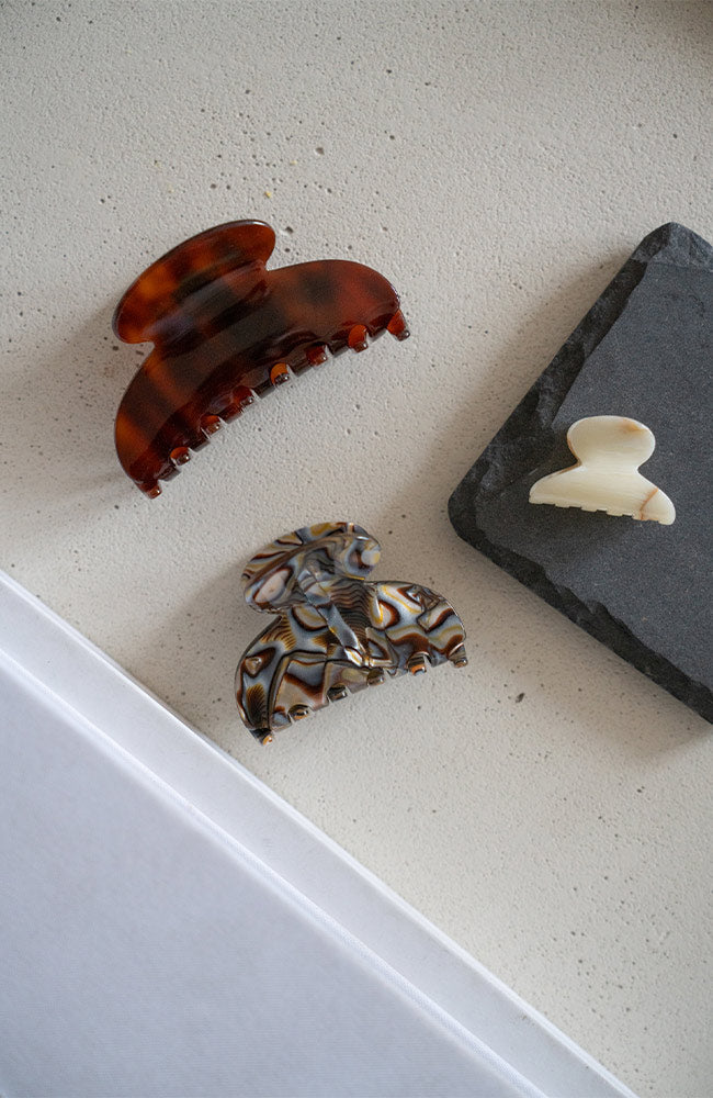 Mini Couture Claw Clip - Carrara