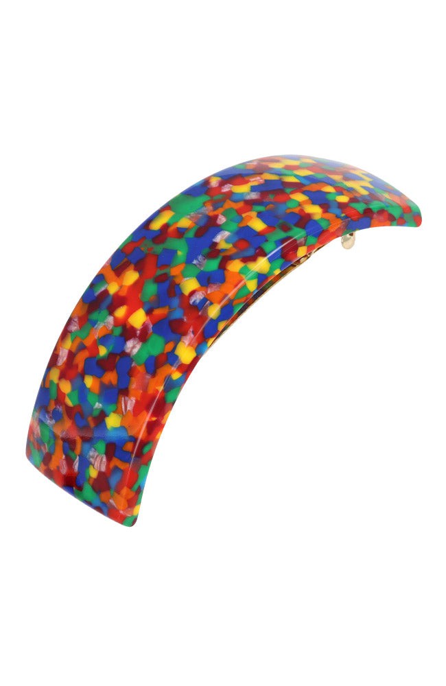 Rectangle Volume Barrette - Circus