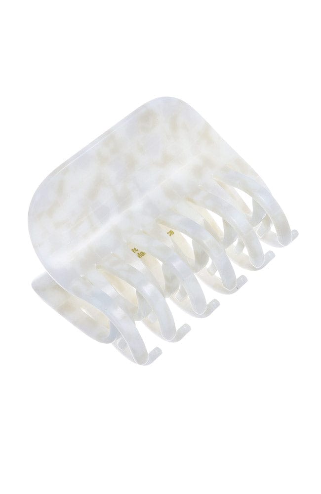 Large Double Tooth Claw Clip - Coconut Milk