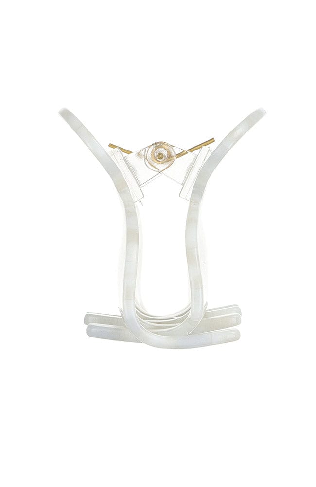 Small Couture Claw Clip - Coconut Milk