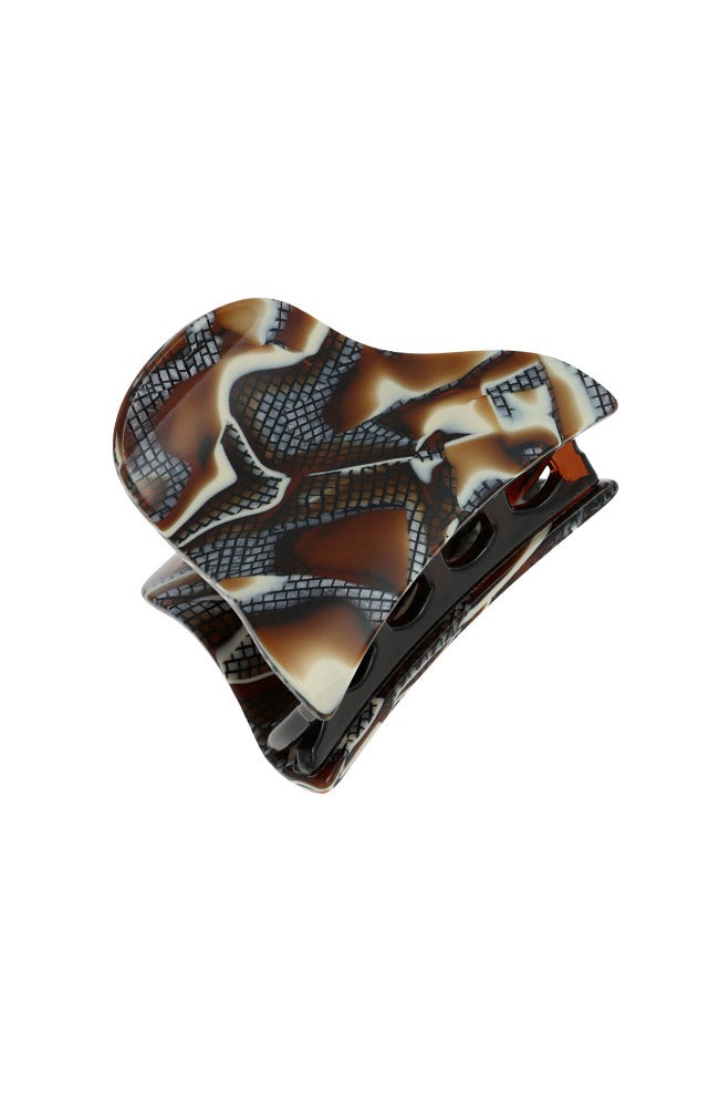 Medusa Claw Clip - Fudge