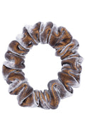 Velvet Scrunchie, Small - Grey, handmade by L. Erickson USA