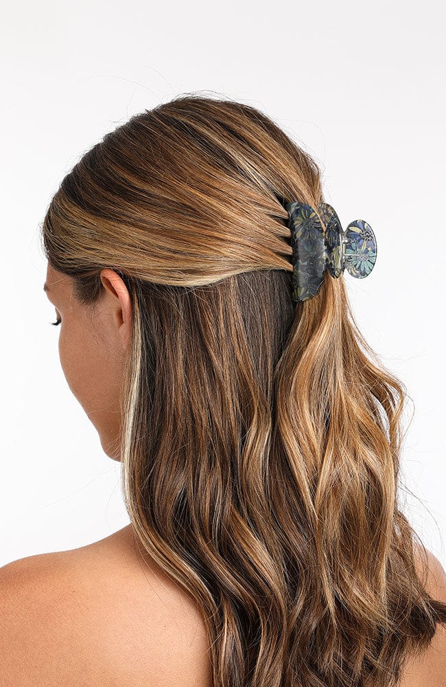 Small Couture Claw Clip - Splash Garden