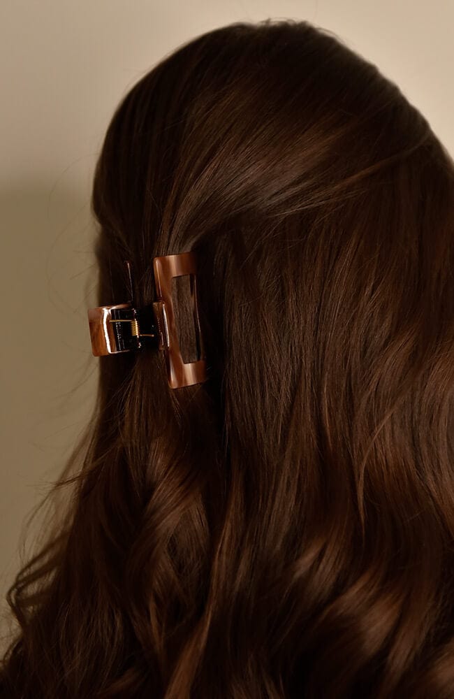 Cutout Rectangle Claw Clip - Classic