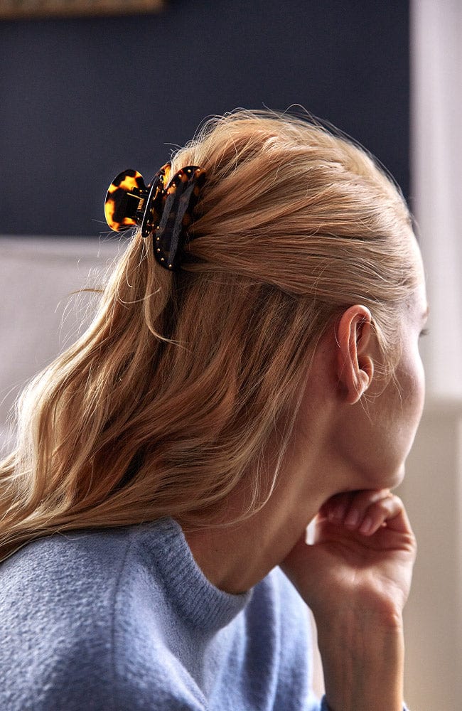 Studded Small Couture Claw Clip