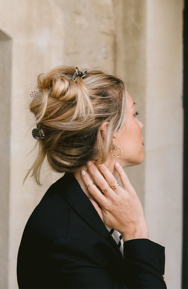 Mini Couture Claw Clip - French Classic