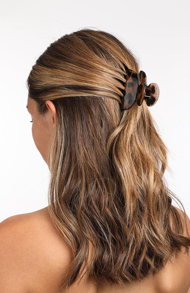 Small Couture Claw Clip - Luxe Leopard