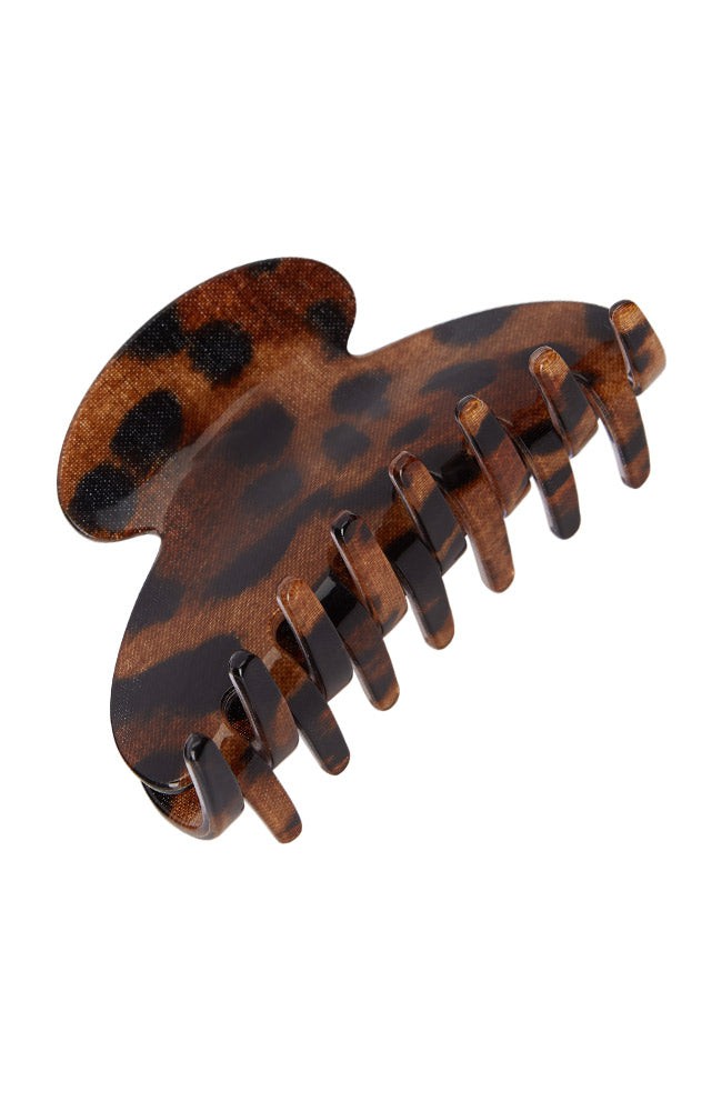 Leopard Print French Hair Claw Clip, Couture Jaw by France Luxe