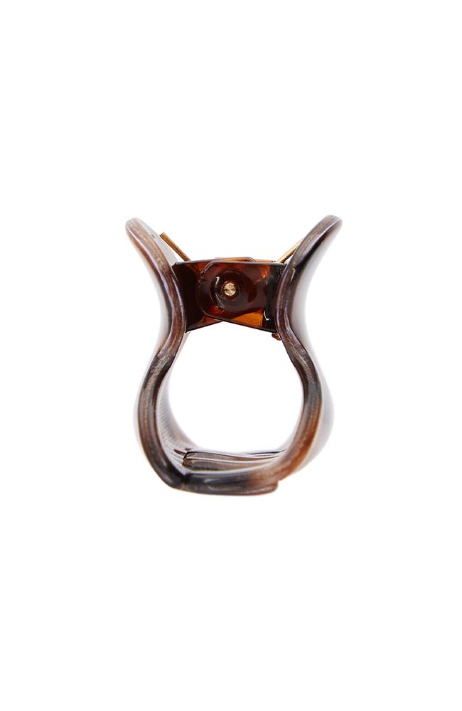 Mini Couture Claw Clip - Luxe Leopard