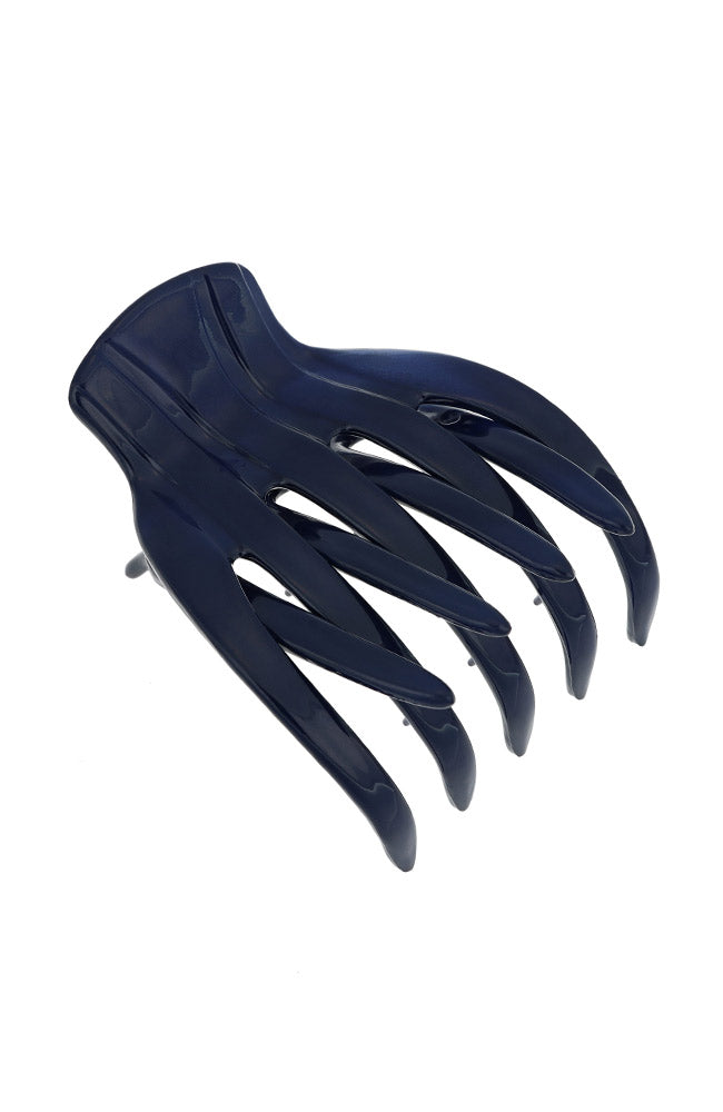 Flat Claw, Navy Irina hair clip handmade by France Luxe