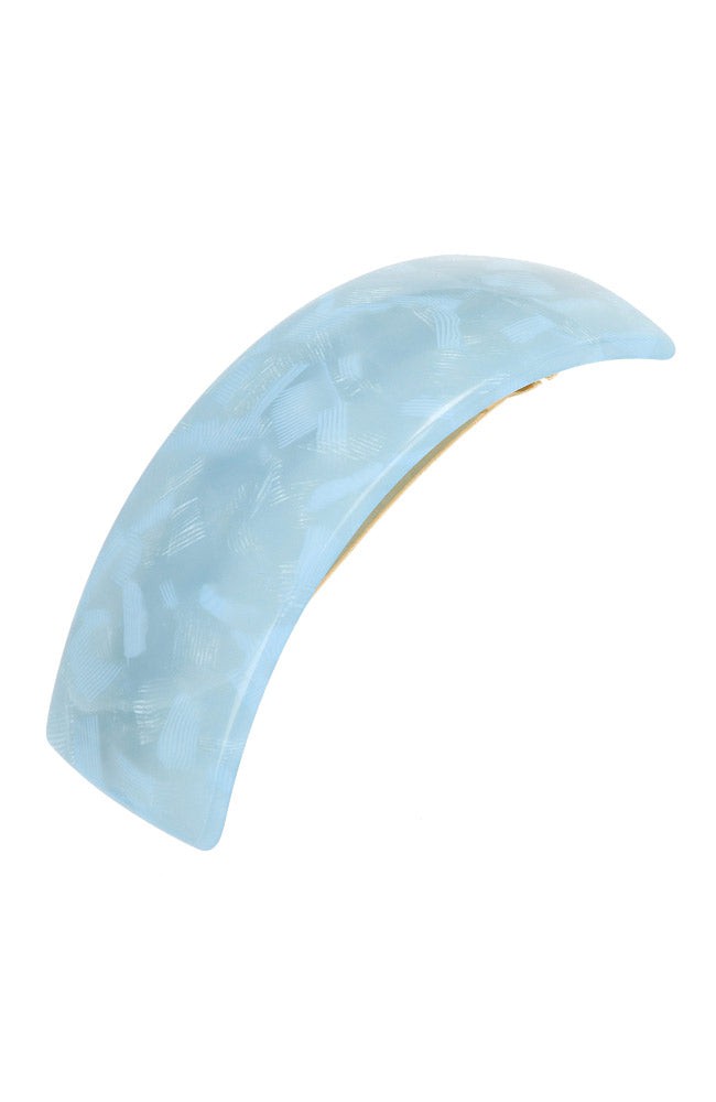 Rectangle Volume Barrette - Pavlova Pastel