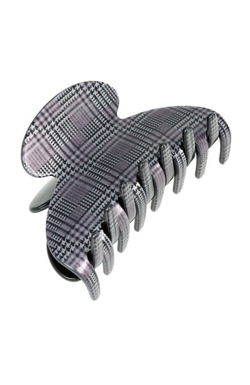Couture Claw Clip - Plaid Black