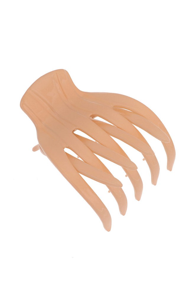 Rose Pink Flat Claw, Irina handmade hair clip by France Luxe