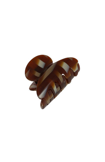 Mini Couture Claw Clip - Saddle