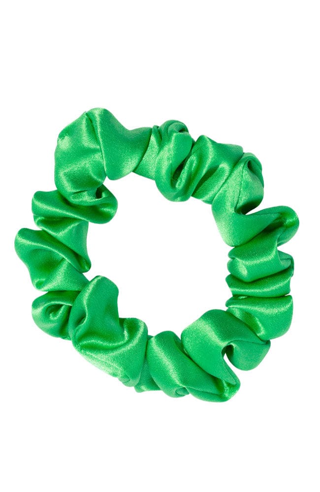 L. Erickson USA Small Silk Pony/Scrunchie - Midori Green