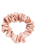 Pale Peche Small Silk Scrunchie by L. Erickson USA