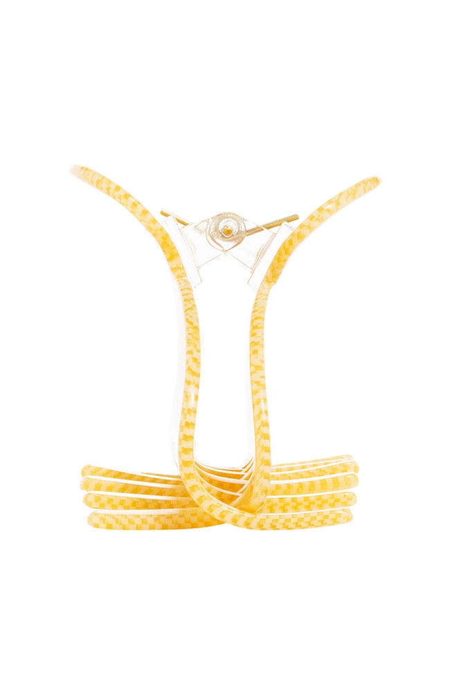 Large Couture Claw Clip - Straw