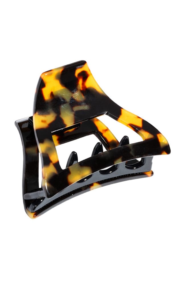 Tokyo Claw Hair Clip. Downtown Jaw features squared edges, a strong spring closure and cellulose acetate, by France Luxe