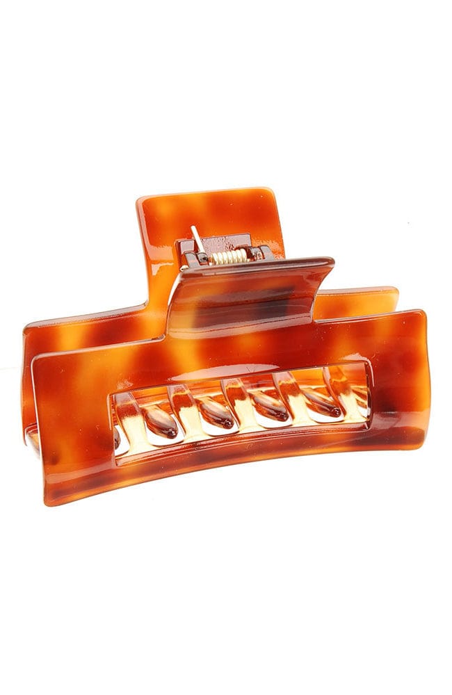 Midi Cutout Rectangle Claw Clip - Classic