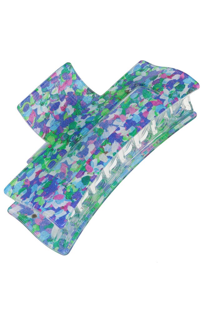Large Cutout Rectangle Claw Clip - Trixie