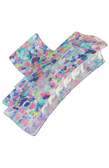 Large Cutout Rectangle Claw Clip - Trixie